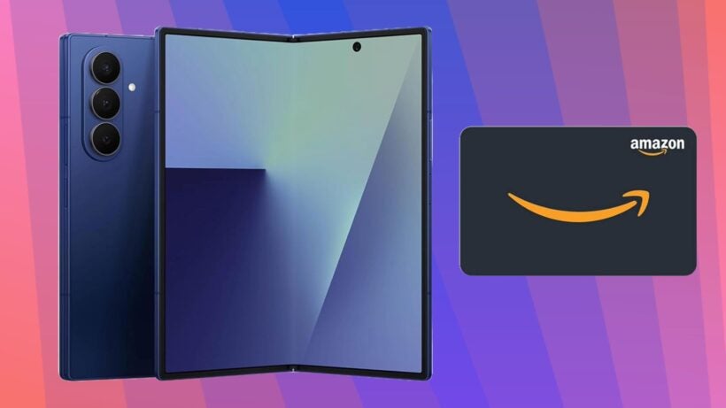 Get a 0 gift card with the Samsung Galaxy Z Fold 7 if you order now