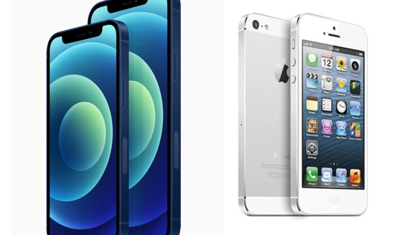 Is it me or does the iPhone 12 look a lot like the iPhone 5?