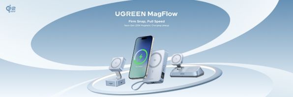 UGREEN Launches MagFlow Series with World Pioneering Qi2-Certified Power Bank, 2-in-1, and 3-in-1 Wireless Chargers. .
